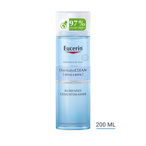 Eucerin DermatoClean [HYALURON] Klärendes Gesichtswasser (200 ml) -  medikamente-per-klick.de