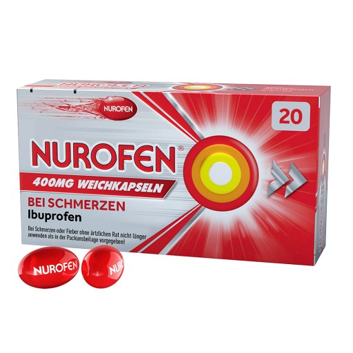 NUROFEN Weichkapseln 400 mg Ibuprofen bei Schmerzen (20 Stk) -  medikamente-per-klick.de