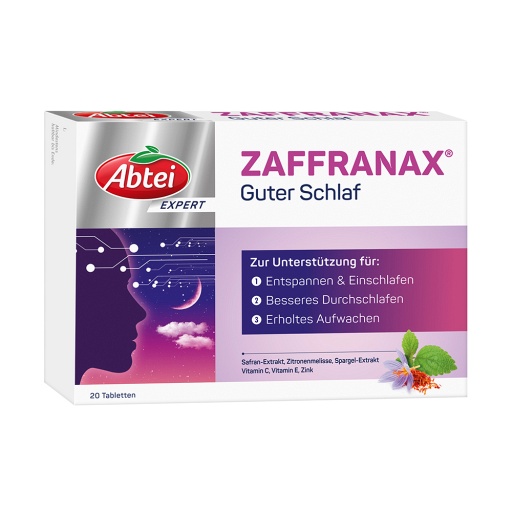 ABTEI EXPERT ZAFFRANAX Guter Schlaf Tabletten (20 Stk) -  medikamente-per-klick.de