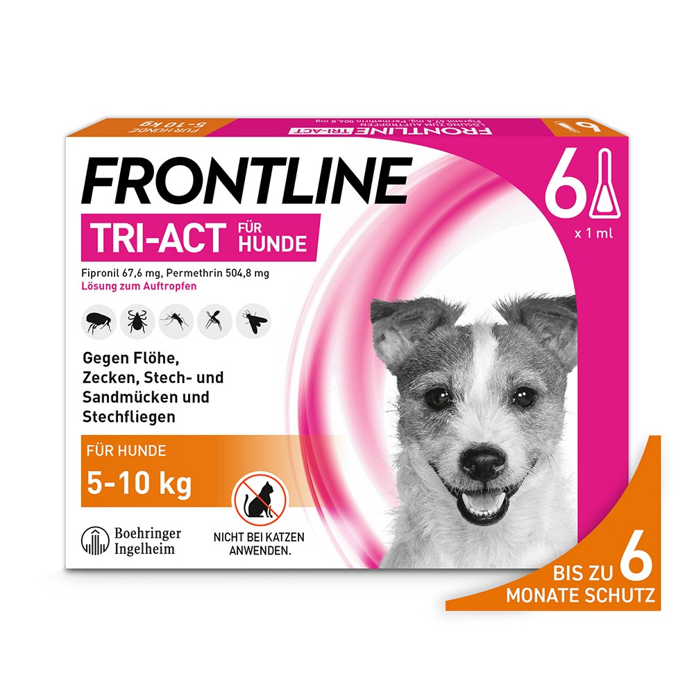 FRONTLINE TRI-ACT S (5-10 kg) 6 ST (6 Stk) - medikamente-per-klick.de