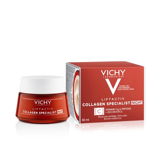 VICHY LIFTACTIV Collagen Specialist Nacht Creme (50 ml) -  medikamente-per-klick.de
