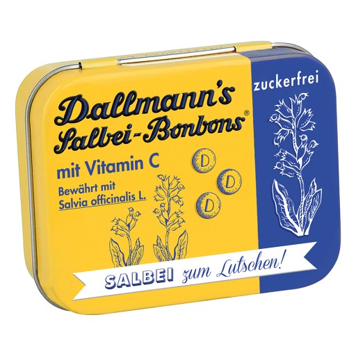 DALLMANN'S Salbei Bonbons o.Z.in der Dose (46 g) - medikamente-per-klick.de