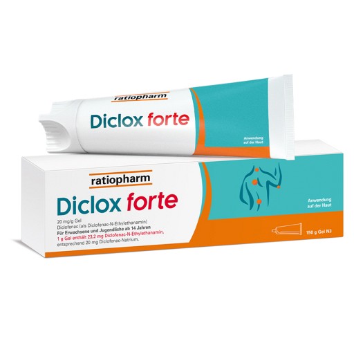 Diclox forte - Schmerzgel 2 %, mit Diclofenac (50 g) -  medikamente-per-klick.de