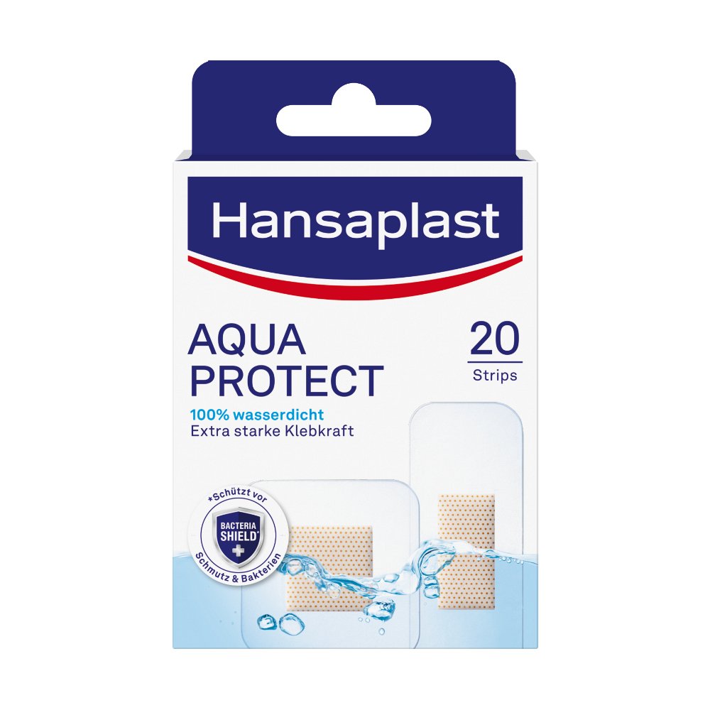 HANSAPLAST Aqua Protect Pflasterstrips (20 Stk) - medikamente-per-klick.de
