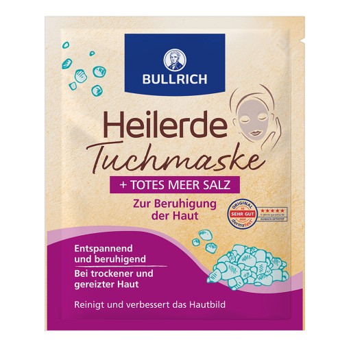 BULLRICH Heilerde Tuchmaske+Totes Meer Salz (1 Stk) -  medikamente-per-klick.de