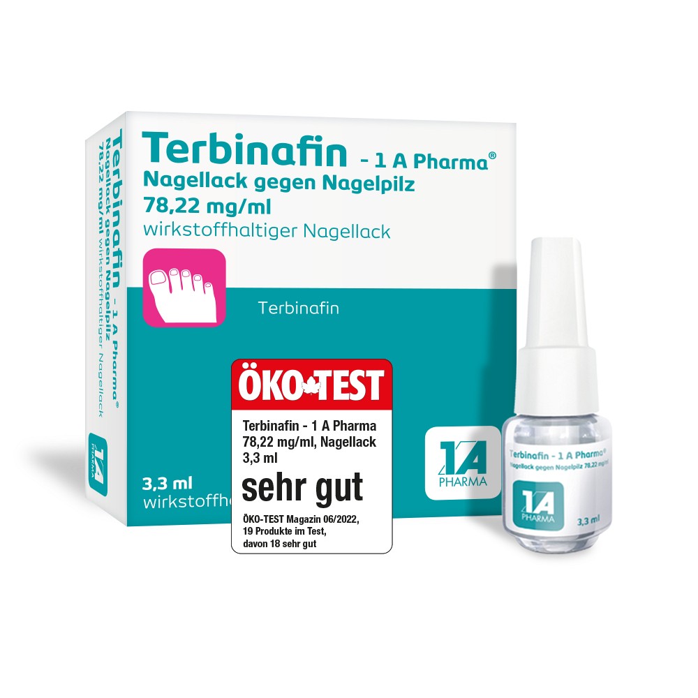 TERBINAFIN-1A Pharma Nagell.g.Nagelpilz 78,22mg/ml (3.3 ml) - medikamente -per-klick.de