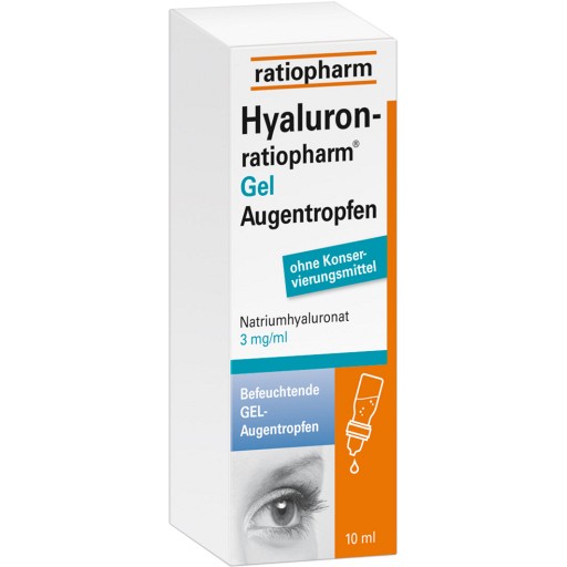 HYALURON-RATIOPHARM Gel Augentropfen (10 ml) - medikamente-per-klick.de
