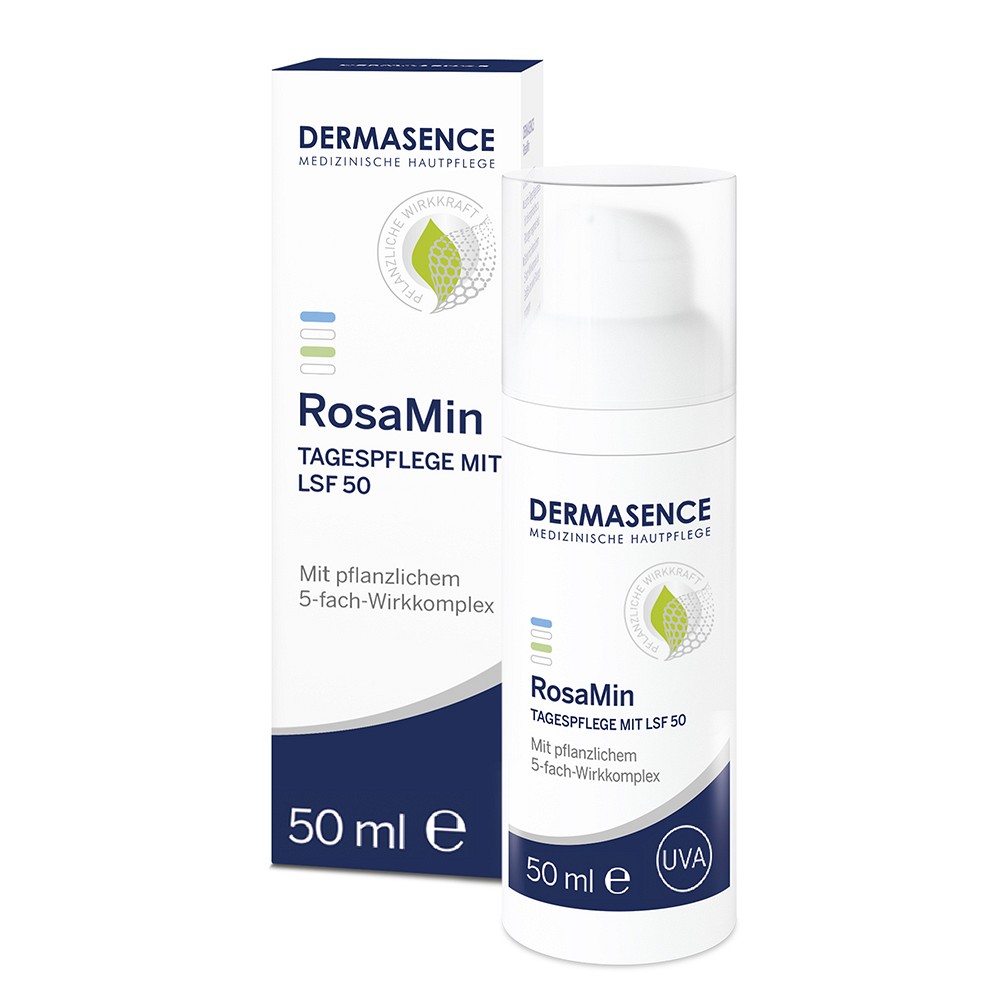 DERMASENCE RosaMin Tagespflege Emulsion LSF 50 (50 ml) -  medikamente-per-klick.de