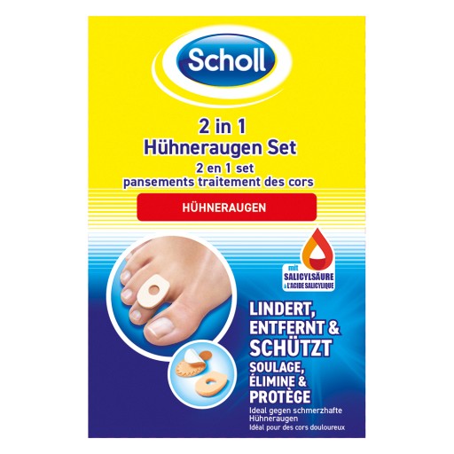 SCHOLL 2in1 Hühneraugen Set (1 Packungen) - medikamente-per-klick.de