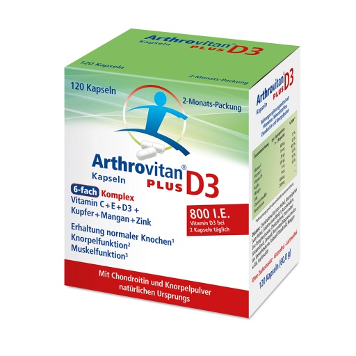 ARTHROVITAN Plus D3 Kapseln (120 Stk) - medikamente-per-klick.de