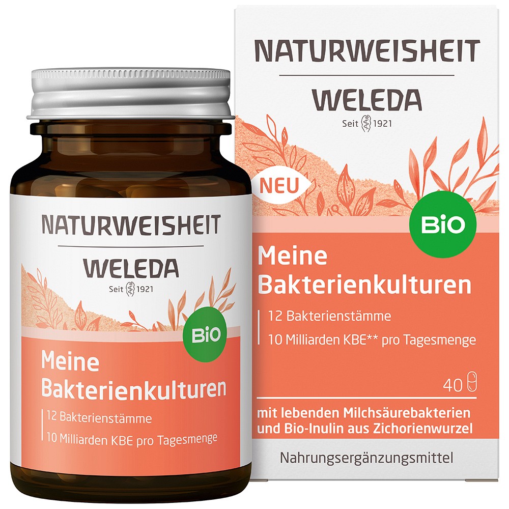WELEDA Naturweisheit Meine Bakterienkulturen Kaps. (40 Stk) - medikamente- per-klick.de