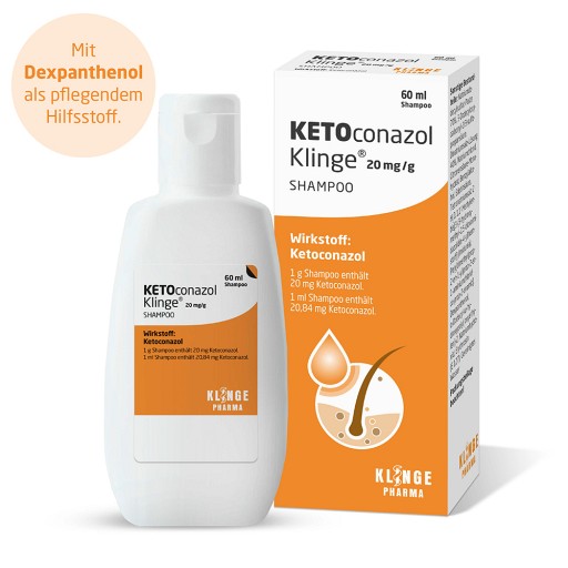 KETOCONAZOL Klinge 20 mg/g Shampoo (60 ml) - medikamente-per-klick.de