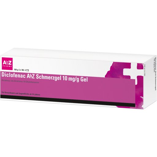 Diclofenac AbZ Schmerzgel - für Gelenke (150 g) - medikamente-per-klick.de