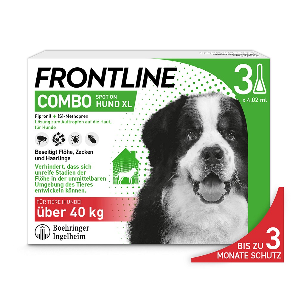 FRONTLINE COMBO Hund XL (40-60 Kg) 3 ST (3 Stk) - medikamente-per-klick.de