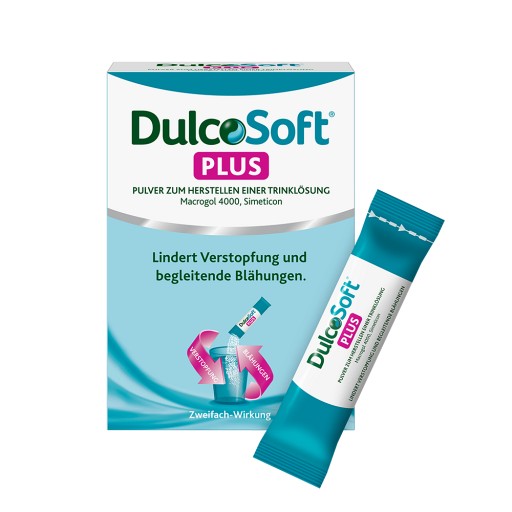 DULCOSOFT Plus Pulver z.Herstellen e.Trinklösung (10 Stk) -  medikamente-per-klick.de