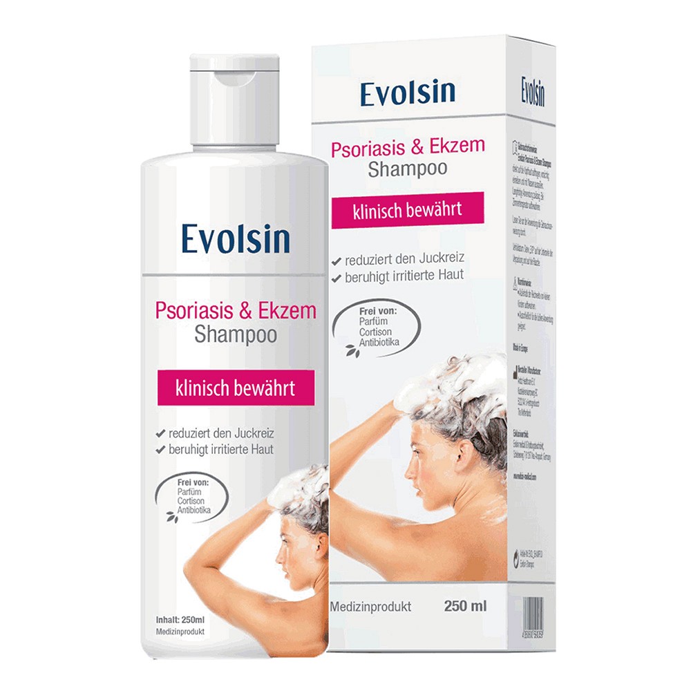 EVOLSIN Psoriasis & Ekzem Shampoo (250 ml) - medikamente-per-klick.de