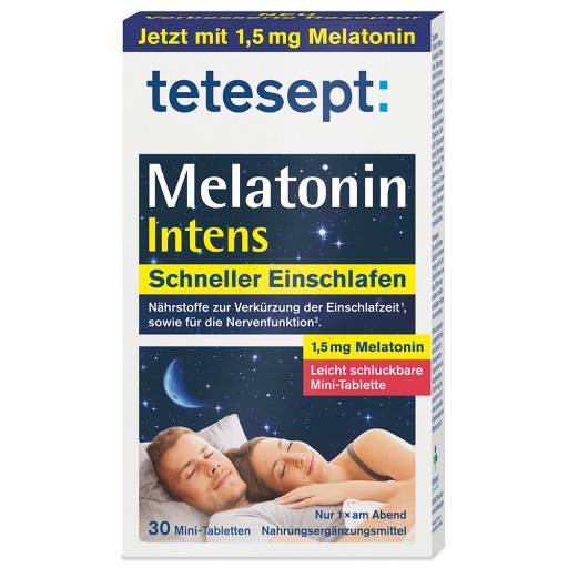 TETESEPT Melatonin Intens 1,5 mg Tabletten (30 Stk) -  medikamente-per-klick.de