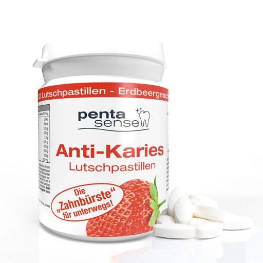 PENTA-SENSE Anti-Karies Lutschpastillen Erdbeere (30 Stk) -  medikamente-per-klick.de