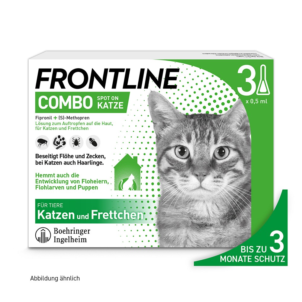FRONTLINE Combo Spot On Katze (3 Stk) - medikamente-per-klick.de