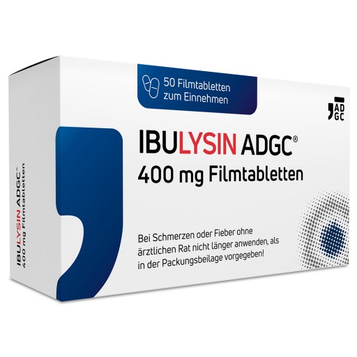 IBULYSIN ADGC 400 mg Filmtabletten (50 Stk) - medikamente-per-klick.de