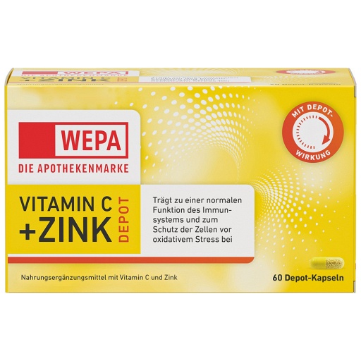WEPA Vitamin C+Zink Kapseln (60 Stk) - medikamente-per-klick.de