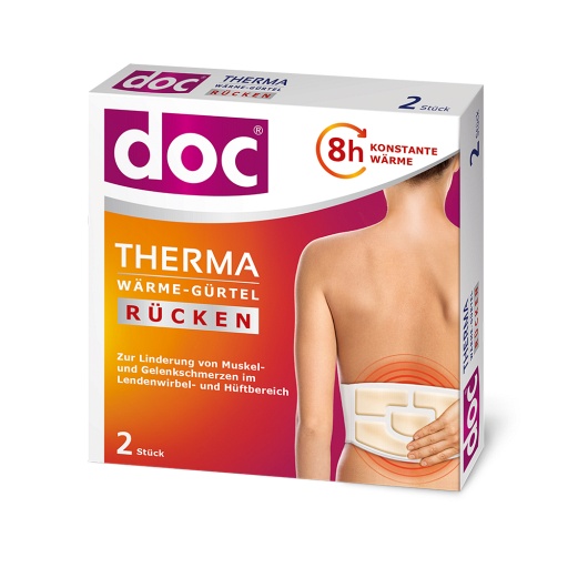 doc® Therma Wärme-Gürtel zur Linderung von Rückenschmerzen | langanhaltende  Tiefenwärme | lindert den Schmerz & entspannt die Muskulatur | 2 Stück pro  Packung - medikamente-per-klick.de