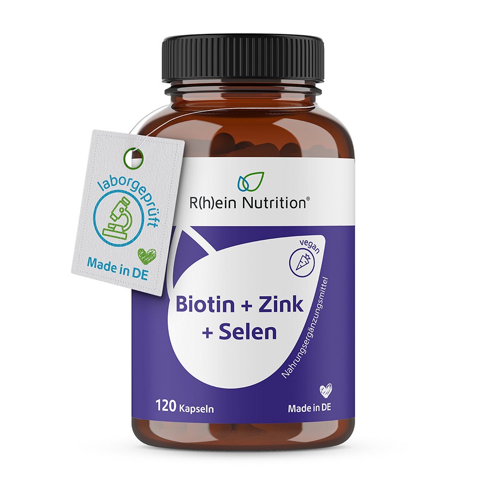 BIOTIN + ZINK + SELEN hochdosiert für Haut, Haare & Nägel (120 Stk) -  medikamente-per-klick.de