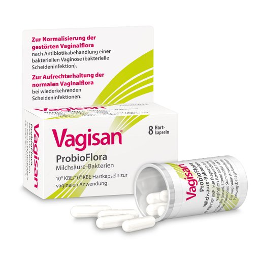 VAGISAN ProbioFlora Milchsäure-Bakter.Vaginalkaps. (8 Stk) - medikamente -per-klick.de