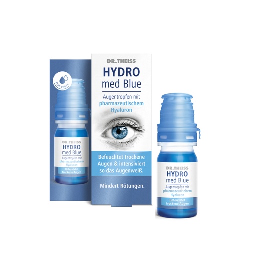 DR.THEISS Hydro med Blue Augentropfen (10 ml) - medikamente-per-klick.de