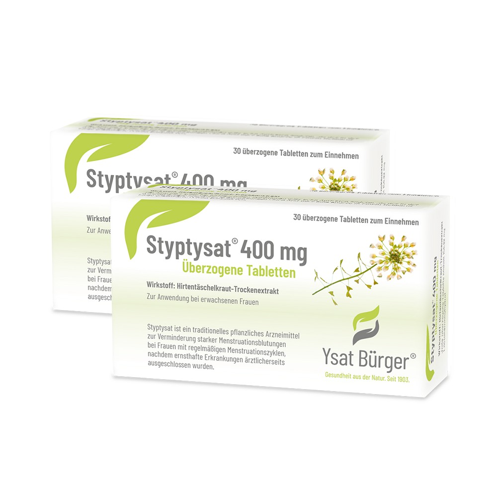 STYPTYSAT 400 mg überzogene Tabletten (2X30 Stk) - medikamente-per-klick.de
