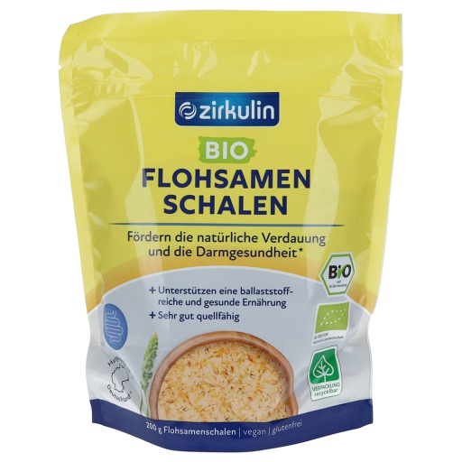 ZIRKULIN Bio Flohsamenschalen Pulver (200 g) - medikamente-per-klick.de