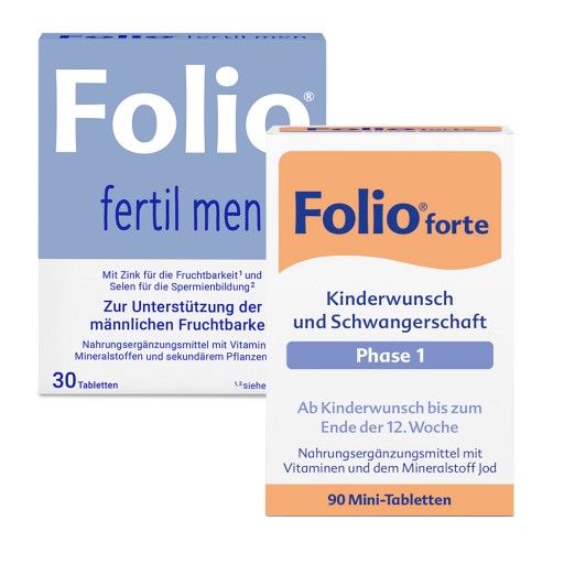FOLIO 1 FORTE + FOLIO MEN ( 90+30 St) - medikamente-per-klick.de