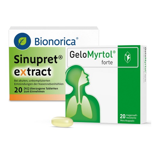 Sinupret Extract + GeloMyrtol forte ( 2X20 Stk) - medikamente-per-klick.de