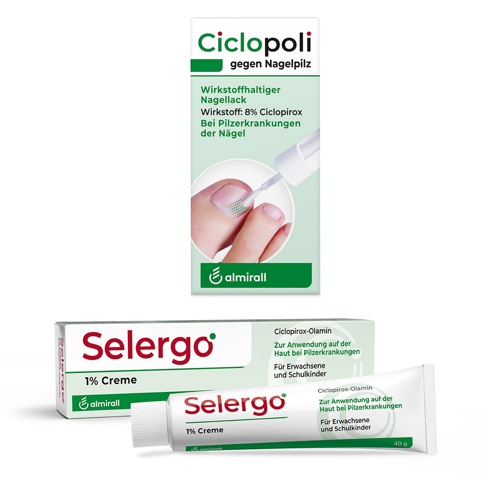 CICLOPOLI gegen Nagelpilz 3,3ml + MYFUNGAR Schuhspray 100ml ( SET Stk) -  medikamente-per-klick.de