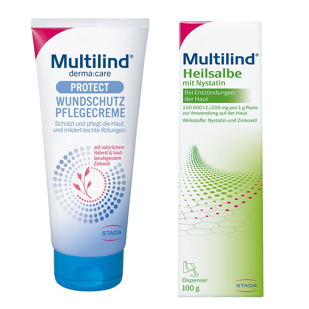 MULTILIND HEILSALBE + MULTILIND DERMACARE PROTECT (100+200 g) -  medikamente-per-klick.de