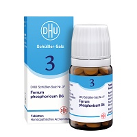 DHU Schüßler-Salz Nr. 3 Ferrum phosphoricum D6 Tabletten (80 Stk) -  medikamente-per-klick.de