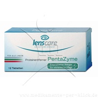 LENSCARE PentaZyme Proteinentferner Tabletten (12 Stk) -  medikamente-per-klick.de