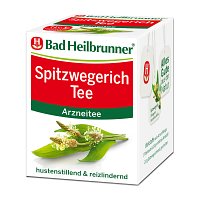 BAD HEILBRUNNER Spitzwegerichkraut Tee Filterbeut. - 8X2.0g