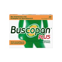 Buscopan® PLUS Filmtabletten 20 Stück mit Paracetamol bei stärkeren  Schmerzen und Krämpfen im Bauchbereich