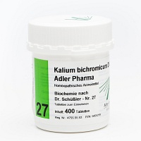 BIOCHEMIE Adler 27 Kalium bichrom D 12 Tabletten - 400Stk