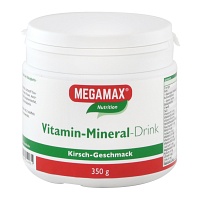 MEGAMAX Vita Mineral Drink Kirsche Pulver - 350g - Nutrition