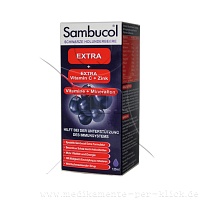 SAMBUCOL Extra mit Vitaminen & Mineralien Saft - 120ml