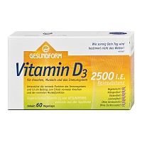 GESUNDFORM Vitamin D3 2.500 I.E. Vega-Caps - 60Stk