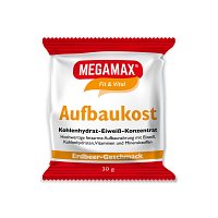 MEGAMAX Aufbaukost Erdbeere Pulver - 30g - Fit & Vital