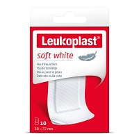 LEUKOPLAST soft white Pflasterstrips 38x72 mm - 10Stk