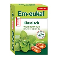 EM-EUKAL Bonbons klassisch zuckerfrei Box - 50g - Em-Eukal®