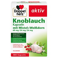 DOPPELHERZ Knobl.Kap.m.Mistel+Weißdorn 60/24/54 mg - 480Stk - Herz-Kreislauf