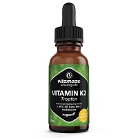 VITAMIN K2 MK7 Tropfen hochdosiert vegan - 50ml - Vegan