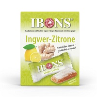 IBONS Ingwer Zitrone Box Kaubonbons - 60g