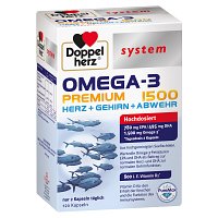 DOPPELHERZ Omega-3 Premium 1500 system Kapseln - 120Stk - Herz-Kreislauf